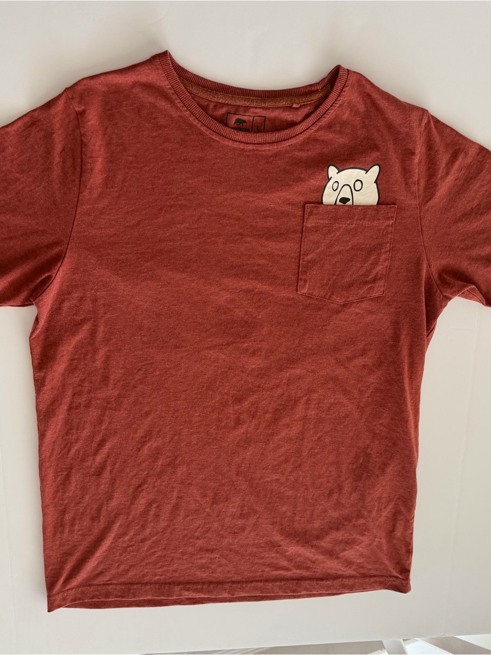Forsberg Stolsen Pocket Tee with Bear Graphic | Adult L